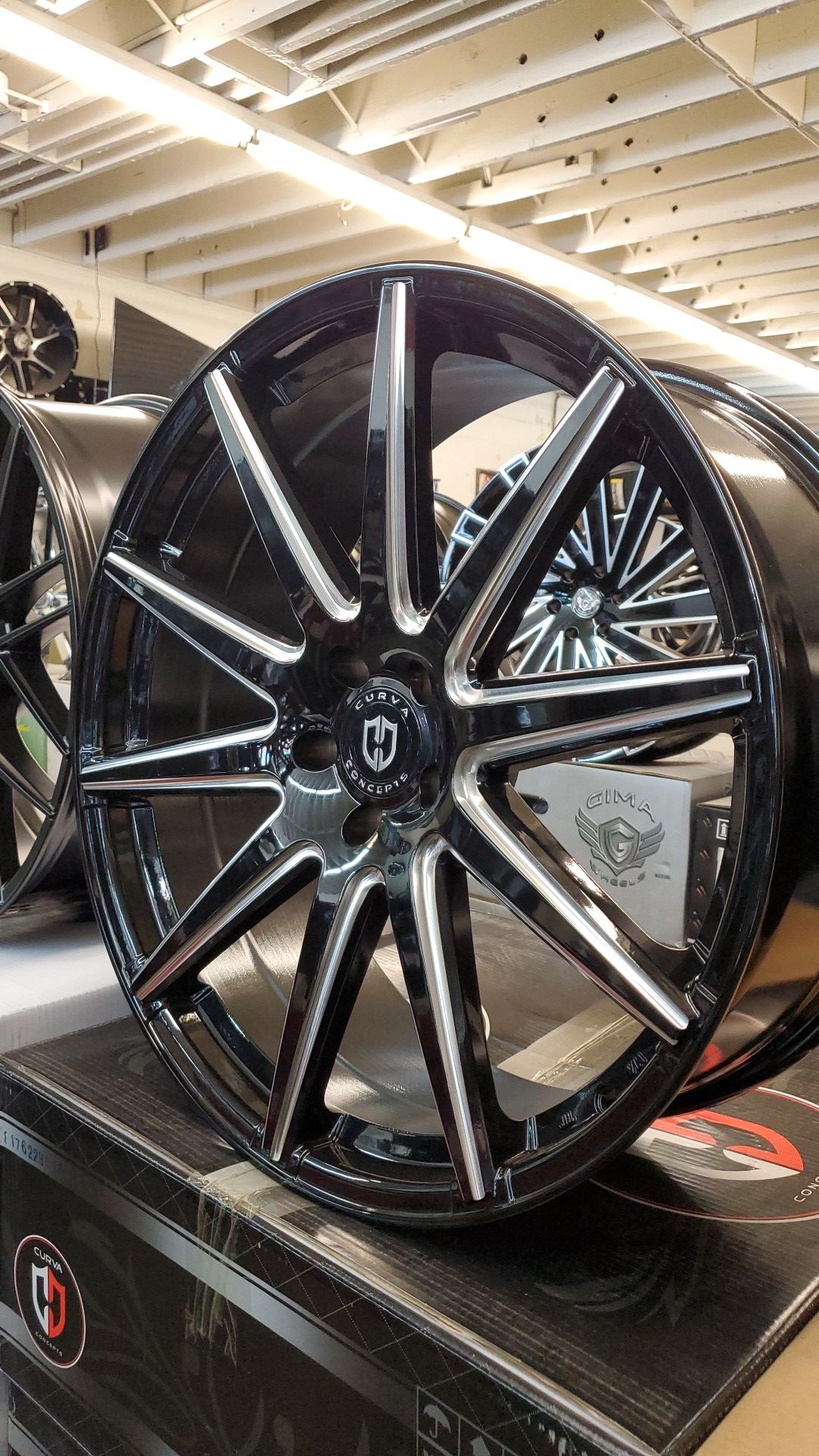 EASY FINANCING AVAILABLE 22X9 5X115 CURVA CONCEPT WHEELS RIMS AND TIRES