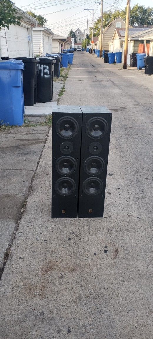 Heybrook Made In England 4 Way Tower Home Floor Standing Speakers .