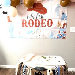 My First Rodeo Party Decor