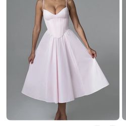 Mariella Midi Dress- Blush