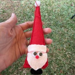 Christmas Felt Santa Ornament