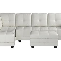 White Sofa L 