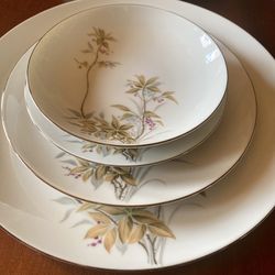 Lovely Vintage China Set- Harmony House Sunny Glade Service For 8 Plus Extras 