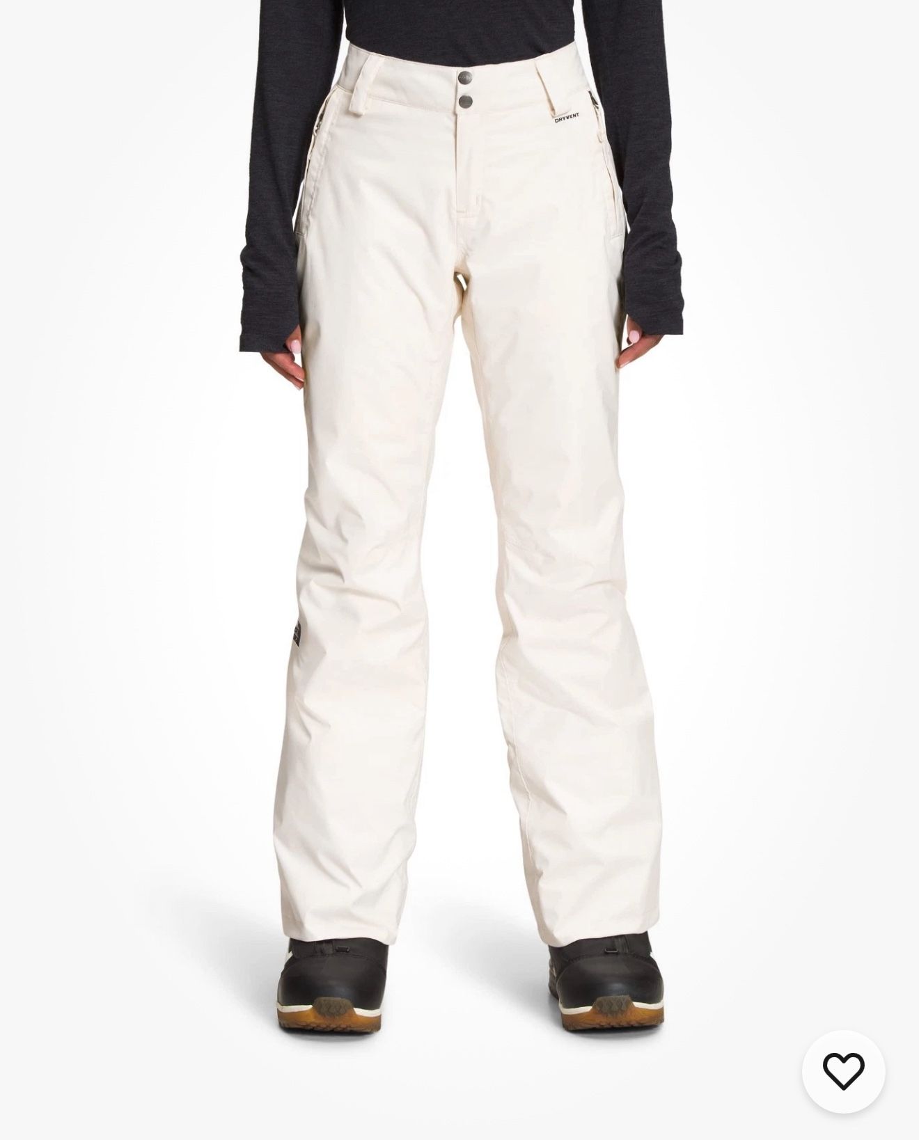 The North Face Women Size L short Sally Pants Snow Ski Gardenia White new