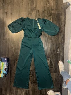 Green Jumpsuit,jumper , Christmas Jumpsuit, 