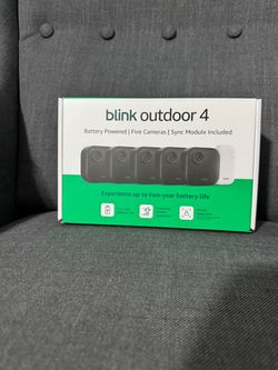NEW SEALED Blink Outdoor 4 Wireless Smart Security - [5] Camera System + Sync Module