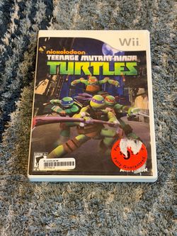 Teenage Mutant Ninja Turtles Nintendo Wii Game Case Tested