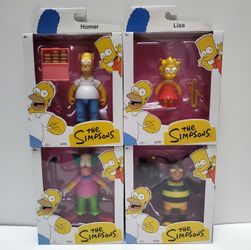 The Simpsons Figures. Homer Krusty Lisa Bumblebee Man