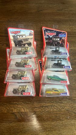Disney Pixar Cars Die-Cast Lot of 8
