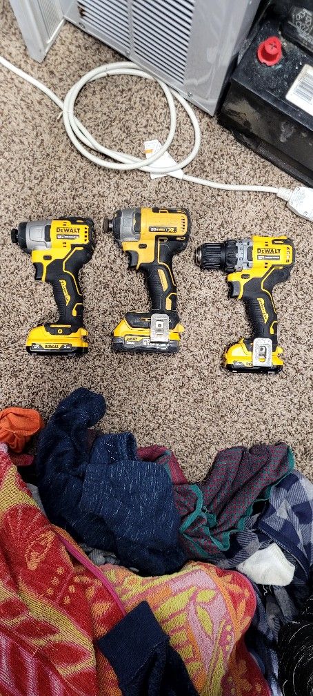 Dewalt Powertools Battery Packs Included