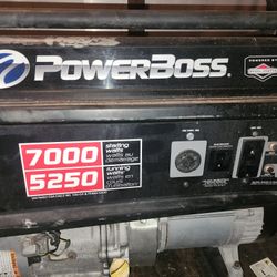PowerBoss Generator 7000/5250