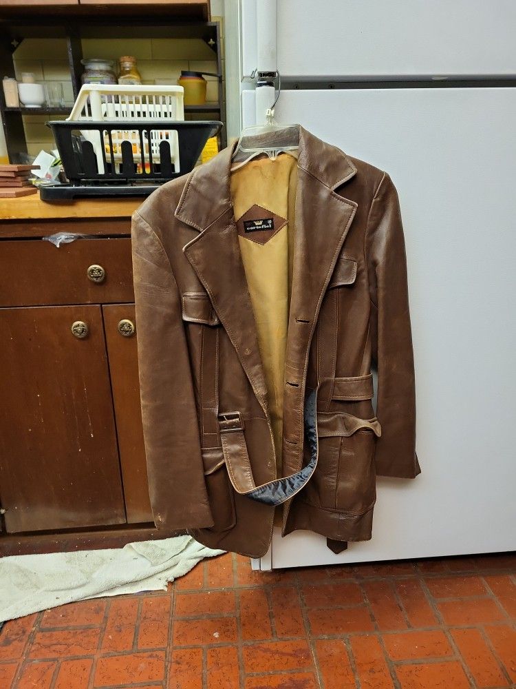 Leather Jacket Of 1950 Style