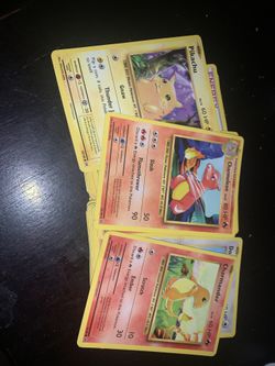 Vintage Comic Box In Plastic Sleeves+Pokémon Cards 