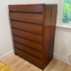 Vintage Danish 9-Drawer Highboy Dresser – Nordisk Andels-Eksport