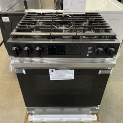 Samsung Bespoke 30” Gas Slide In Range - New In Box