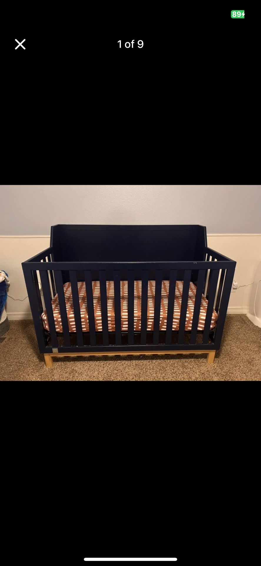 Crib And Changing Table
