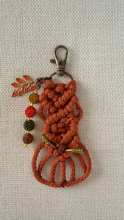 Handmade Fall Keychain