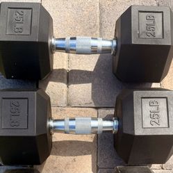 Dumbbells Rubberized 