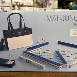 Mahjong Tile Set with Storage Tote
