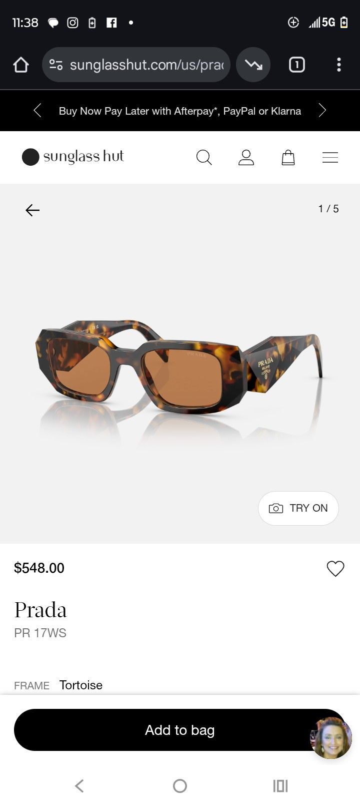 Prada Symbole Women's Glasses 