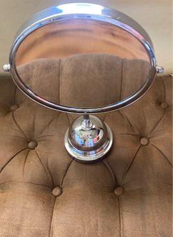 Chrome Double-Sided Vanity Mirror