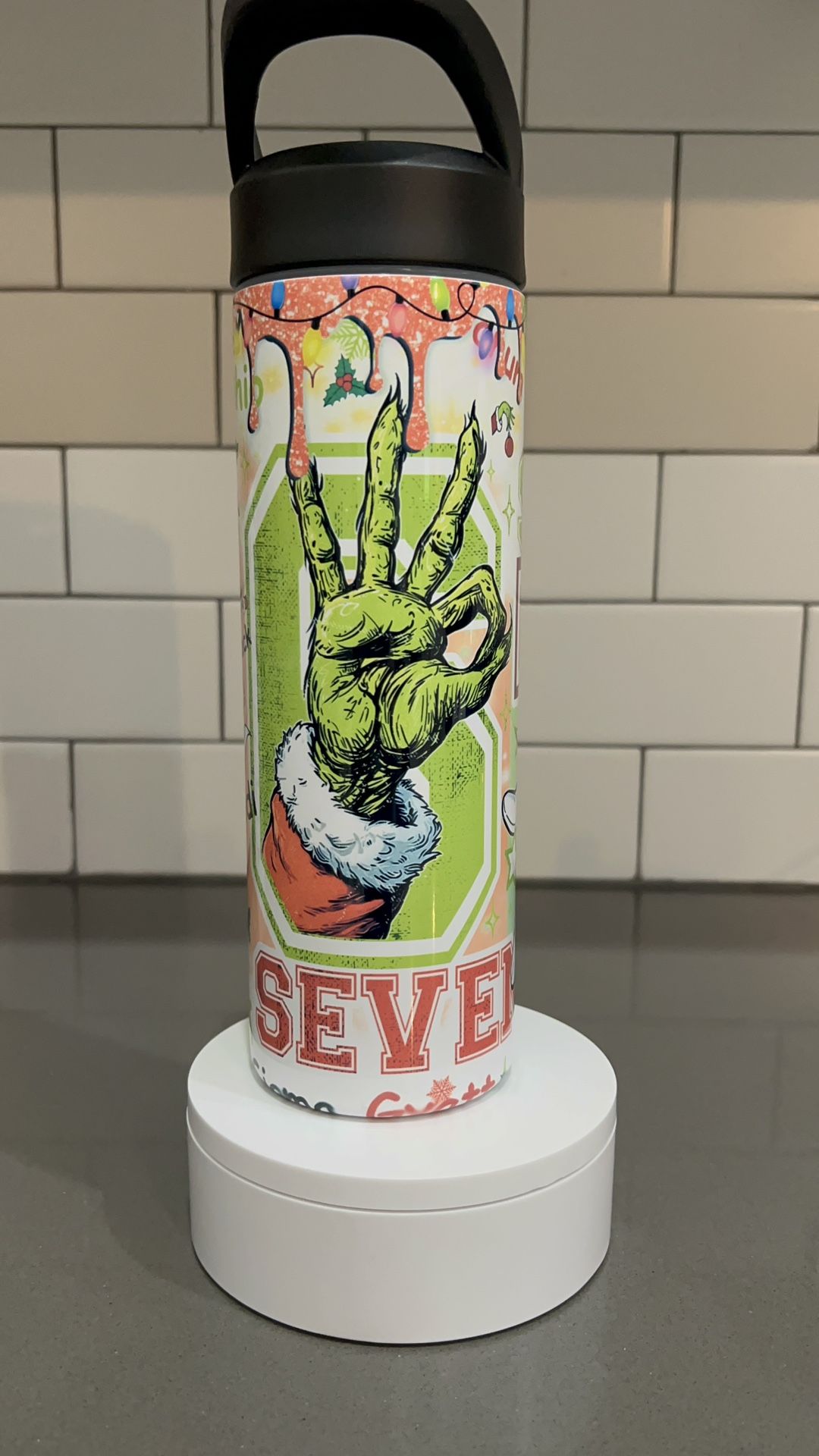 6/7 Christmas Fliptop Tumbler