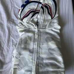 Bape Hoodie Gray Medium