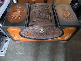 Mid Century Chinese Camphor Blanket Chest