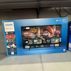55” Philips Smart 4k LED Uhd Tv