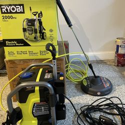 Ryobi Pressure Washer and Circular Surface Cleaner Attachment 