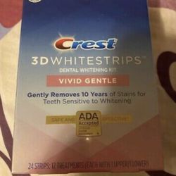 Crest 3D Whitestrips - 24 Strips 12 Treatments New And Sealed
