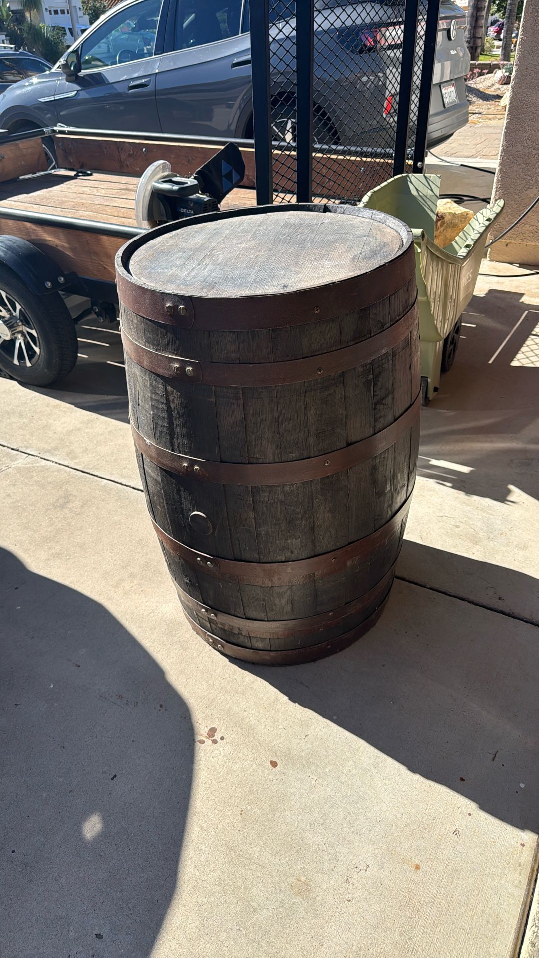 Decorative Wine Barrel