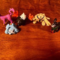 Lot of 5 Vintage Pokemon Figures Toys PVC Collectible Mini Figurines