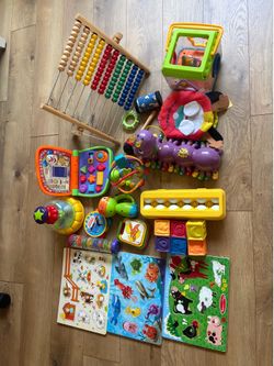Baby toddler toy bundle learning shapes colors