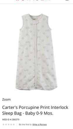 Carter’s baby sleep bag