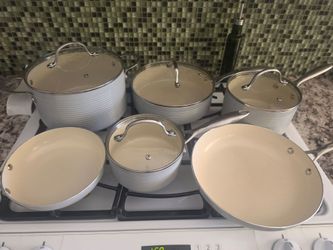 The Food Network 10-pc. Nonstick Ceramic Cookware Set
