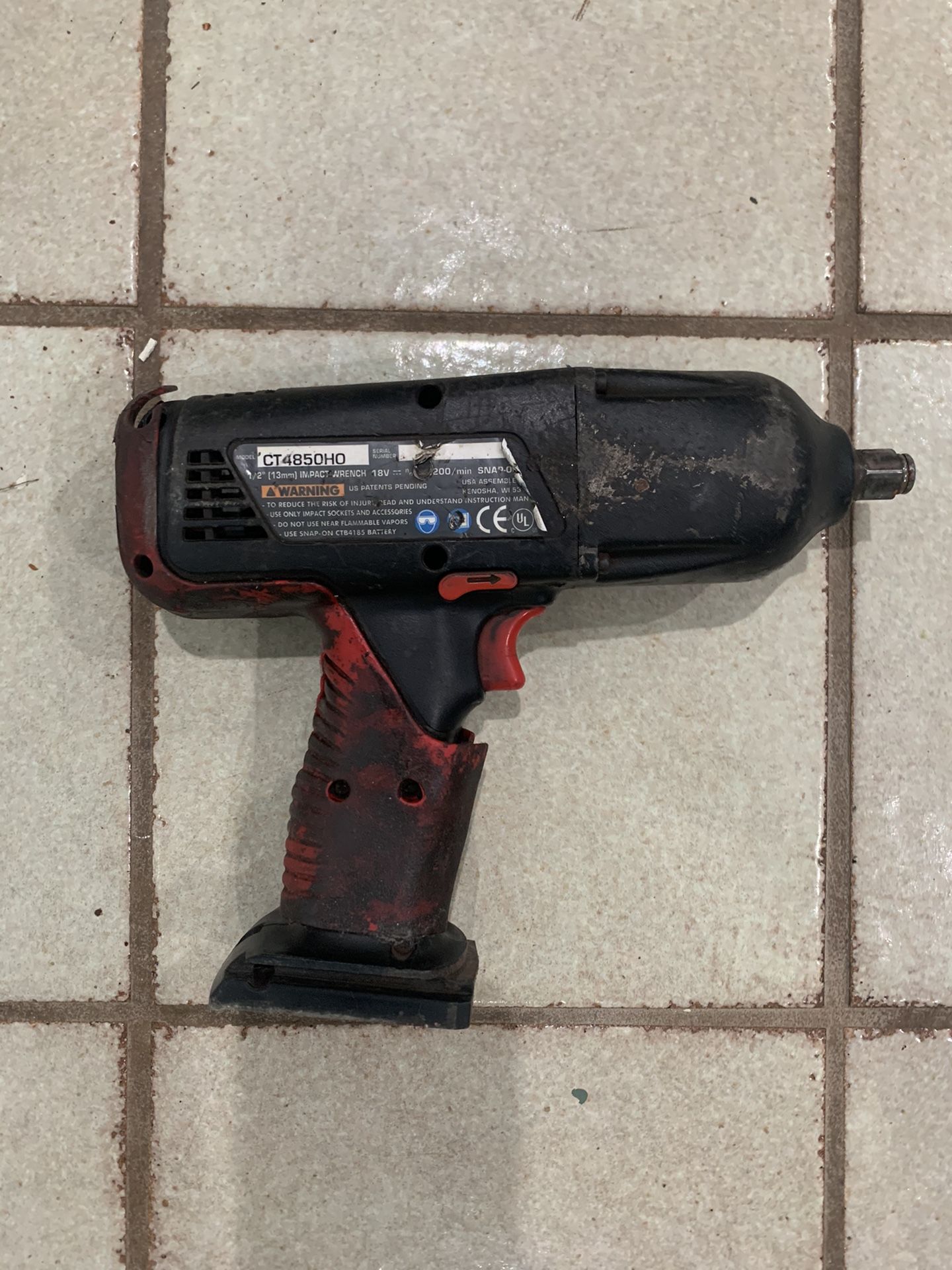 Snap On 1/2 Inch Impact 18v