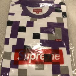 Supreme Purple Digi-Camo L/S