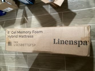 LINENSPA 8” Gel Memory Foam mattress
