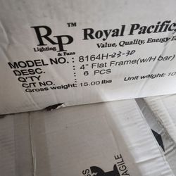 Royal Pacific 4-in New Construction Mounting Plate for Downlight, Non-IC Rated
Royal Pacific 8164H
SKU RPC-8164H (6)