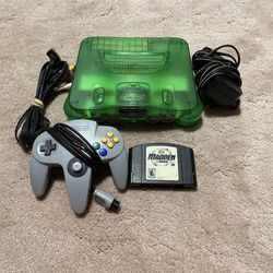 Nintendo 64 in Funtastic Jungle Green