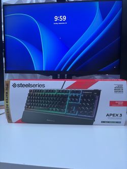 🎮 SteelSeries Apex 3 RGB Gaming Keyboard