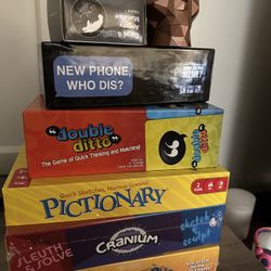 7 Family Table Games - New Or Used Once