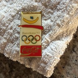 Coca-Cola olympic pin from the Barcelona 1992 Olympics