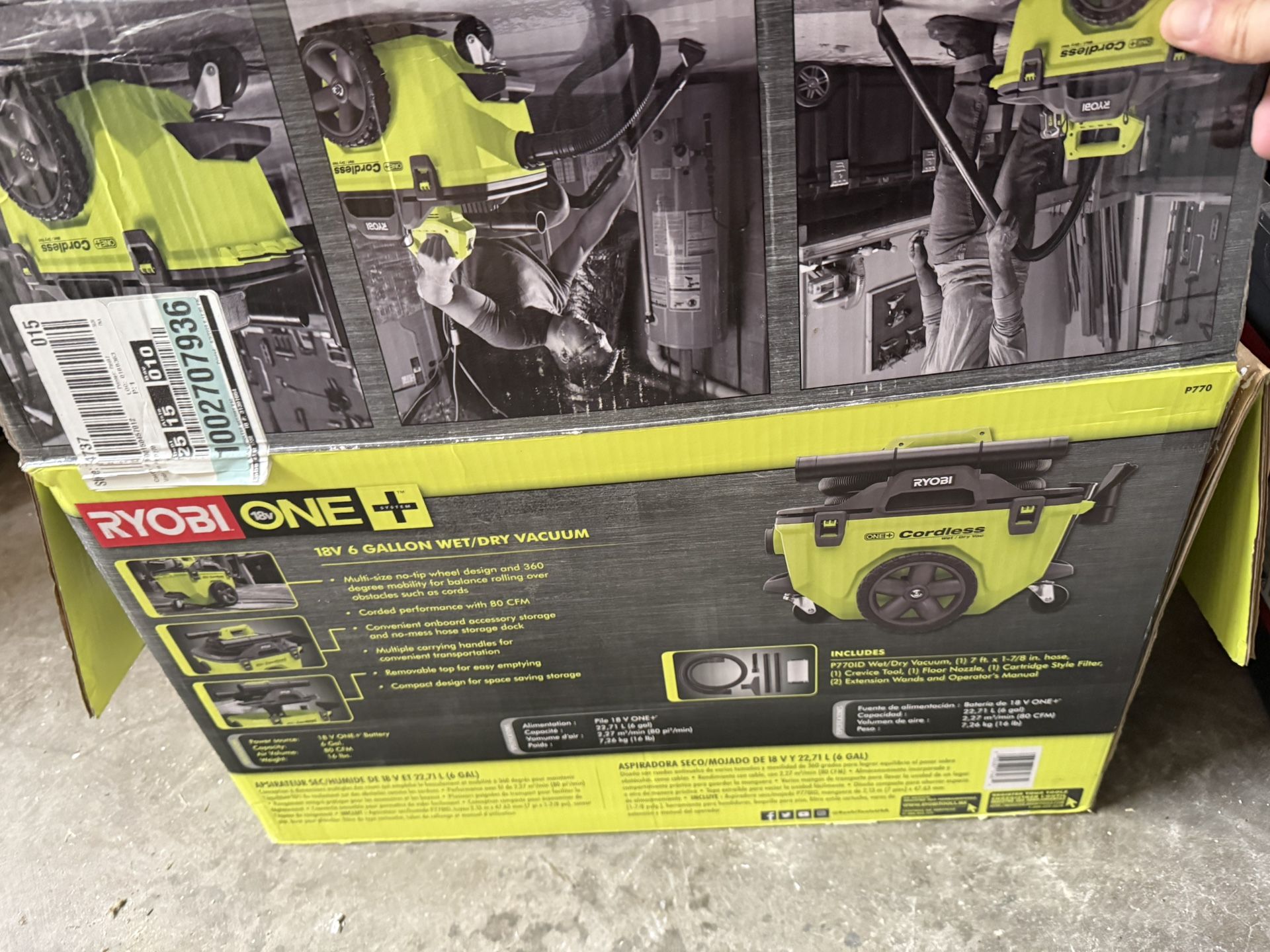 Ryobi 18v Cordless 6 Gal Wet And Dry Vacuum