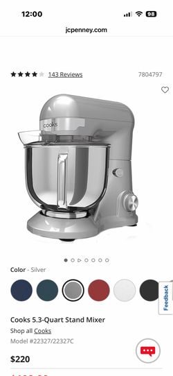 COOKS STAND MIXER - BRAND NEW