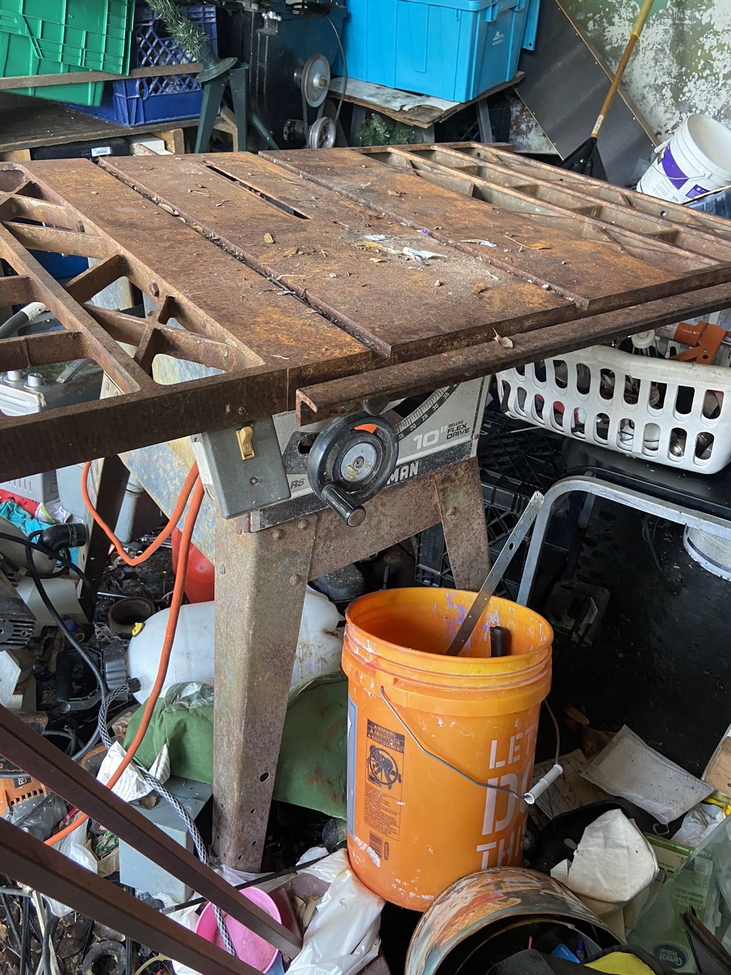 Full size metal table saw