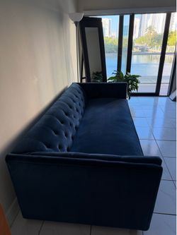 Blue Velvet sofa