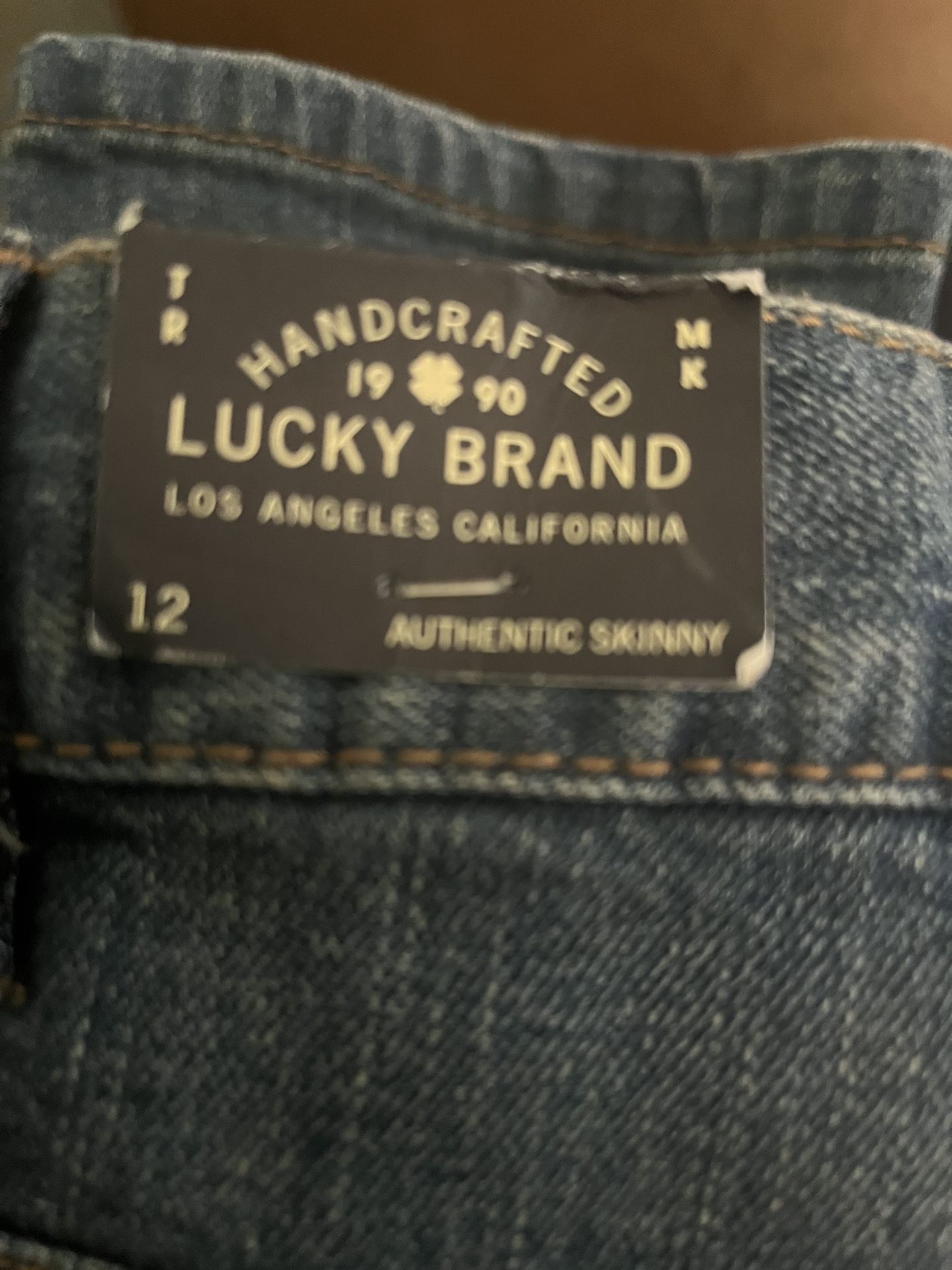 Boys Lucky Jeans Sz 12