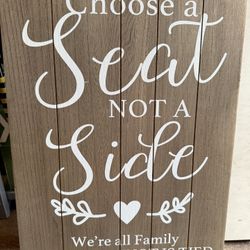 Wedding Wood Decor 